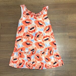 Janie and Jack Orange Floral Dress